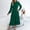 Green, variant on Sun Dresses Women Maxi Dress Plus Size 2026 Summer Solid Color V Neck Tie Breathable Regular Fit Date Night Dress for Going Out and Party