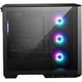 thumbnail image 4 of Gabinete Gamer MSI MAG PANO M100R PZ Micro ATX 4 Fan Cristal Templado USB-C ARGB Negro, 4 of 6