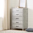 thumbnail image 1 of South Shore Gravity 5-Drawer Chest for Adult, in Seaside Pine, 1 of 12