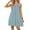Light Green, variant on jinghuiyue Women’s Summer Hollow Out Halter Dresses Sleeveless Casual A-Line Tiered Swing Mini Dress Beach Vacation Sundress S