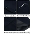 thumbnail image 6 of COOFANDY Mens Suit Vest Slim Fit Business Formal Dress Vest Wedding Waistcoat, 6 of 7