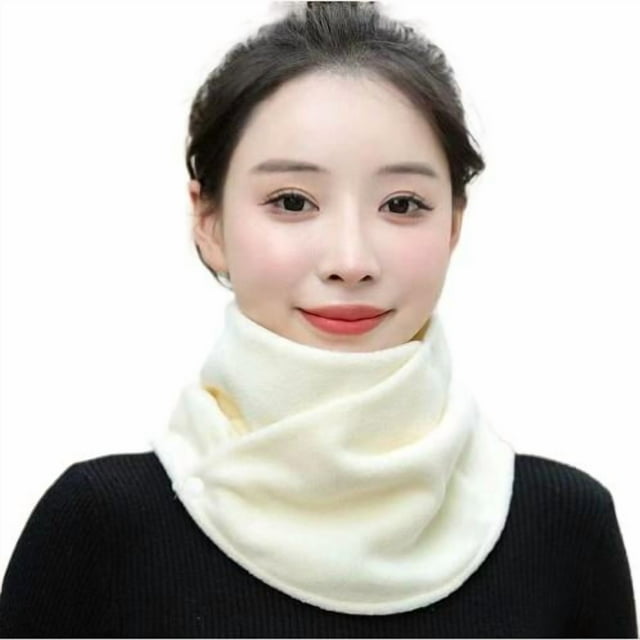 Fleece-lined Thickened Cycling Scarf Neck Warmer For Fall And Winter - Cold-resistant Windproof