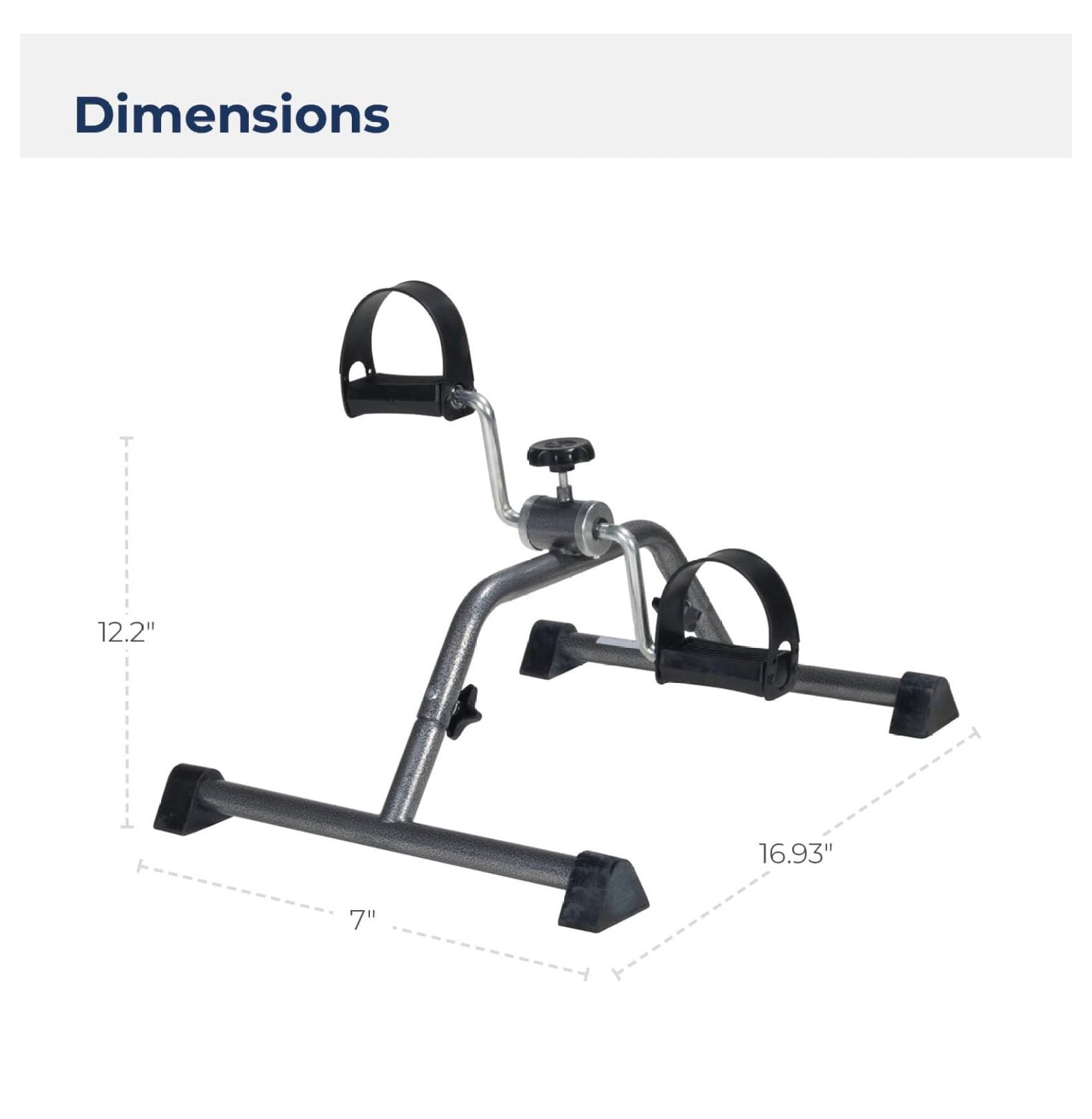 10270KDRSV-1 Pedal Exerciser, Silver Vein Finish