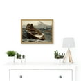 thumbnail image 2 of Winslow Homer Fog Warning Painting Fisherman Storm Artwork Framed Wall Art Print A4, 2 of 4
