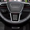 thumbnail image 4 of Garniture de Roue Anti-Rayures Auto-Adhésive en Fibre de Carbone pour Audi A6L A7 2019, 4 of 7