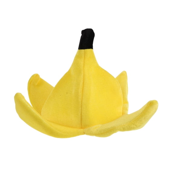 Yardwe Novelty Banana Hat with Extended Brim for Shade and Fruit Party Photo Props