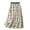 White, variant on Wdfiry Womens A-Line Midi Skirts Printed Casual Pleated Medium Length Flowy Swing A Line Skirt