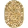 thumbnail image 2 of Safavieh Heritage Anita Oriental Wool Area Rug, Multi/Ivory, 4'6" x 6'6" Oval, 2 of 9