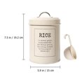 thumbnail image 4 of Large-capacity Cereal Container European Style Rice Preservation Container Home Use Grain Bucket, 4 of 8