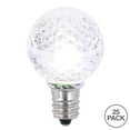 thumbnail image 2 of Vickerman G30 LED Purewht Bulb E12 Nickel Base, 120V, .6 Watts, package of 25, 2 of 2