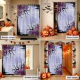 thumbnail image 5 of Shower Curtains for Bathroom-36"x72",Halloween Purple Rose Flower Waterproof Bath Curtain Grommet Shower Curtain Set with Hooks, 5 of 9