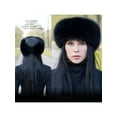 thumbnail image 2 of Gorros gruesos y cálidos de invierno para mujer, gorro de piel sintética esponjosa y sin relleno, sombrero de copa vacío, pañuelo para la cabeza, 2 of 5