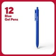 TRU RED Retractable Quick Dry Gel Pens, Blue, 0.7mm Medium Point (1