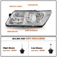 thumbnail image 3 of Pour 2009-2018 Dodge Journey Phare Chrome Clair Ensemble de Remplacement Phare L&R, 3 of 14