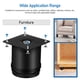 thumbnail image 4 of 8 Uds. Patas para muebles, patas ajustables para muebles, patas para muebles de acero inoxidable, 4 of 7