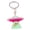 Rose Red, variant on Stylish UFO Acrylic Keychain Minimalist Sci Fi Design Lightweight Elegant Key Ring Accessory Gift Daily Use Essential