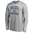 thumbnail image 2 of Men's Heathered Gray Drexel Dragons In Bounds Long Sleeve T-Shirt, 2 of 3
