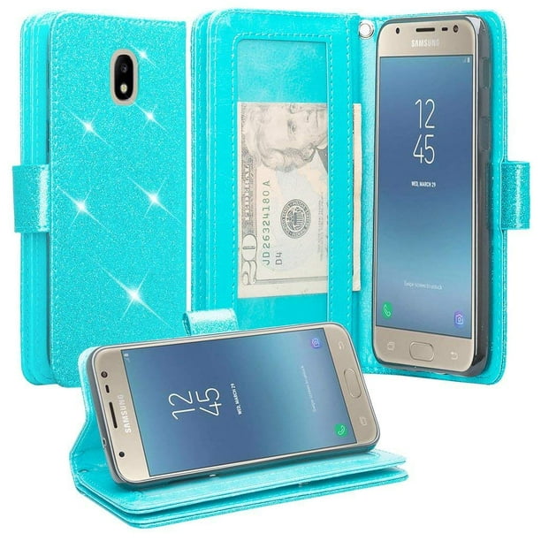 Samsung Galaxy J3 2018 Galaxy J3 Achieve Galaxy J3 Star Galaxy Express Prime 3 Case Cute Girl Women Wallet Case Kickstand Id Slots Phone Case For Galaxy J3 2018 Teal Walmart Com Walmart Com - galatic mermaid song roblox id