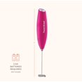 thumbnail image 4 of Powerful Handheld Milk Frother, Mini Milk Foamer, Battery Operated (Not included) Stainless Steel Drink Mixer for Coffee, Lattes, Cappuccino, Frappe, Matcha, Hot Chocolate., 4 of 5