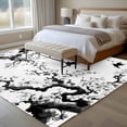 thumbnail image 4 of 5'x7' Area Rugs for Living Room Bedroom, Chinese Painting Washable Rug Carpet Runner Indoor Outdoor, Traditional Culture Cool Bird Tree Branch Non Slip Floor Mats Area Rug for Kitchen, Nursery, 4 of 8