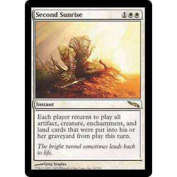 MtG Mirrodin Rare Second Sunrise #20