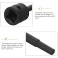 thumbnail image 2 of FUTUREORYY Vanadium Steel Hex Bit Socket Durable Impact Socket for Electric Screwdriver Accessories, 2 of 8