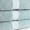 thumbnail image 2 of Fibertone 6-Piece Bath Towel Set, Bleach Safe, Solid Seafoam, 2 of 5