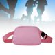 thumbnail image 5 of Riñonera portátil con cinturón ajustable, monedero pequeño y soporte para teléfono Rosado, 5 of 7