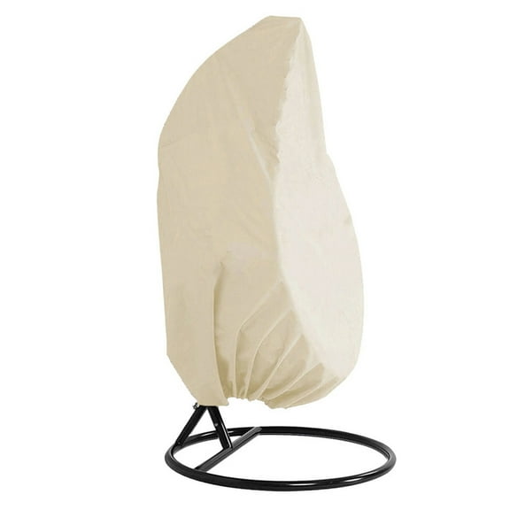 AoHao Wicker Swing Seat Cover Waterproof Patio Egg Chair Covers Wicker Egg Swing Chair Covers Dust-proof Outdoor Chair Cover UV Protection Hanging Chair Cover