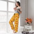 thumbnail image 5 of Salouo Hot Chilli Print Women's Pajama Pants Casual Loose Sweatpants PJs Flowy Pants Drawstring Palazzo for Women Wide Leg Pants Lounge Pajama -Medium, 5 of 8