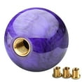 thumbnail image 2 of Round Ball Shift Knob Universal Marble Style Gear Shift Knob 5 6 Speed for Manual Automatic Vehicles with Adapters (Purple), 2 of 7