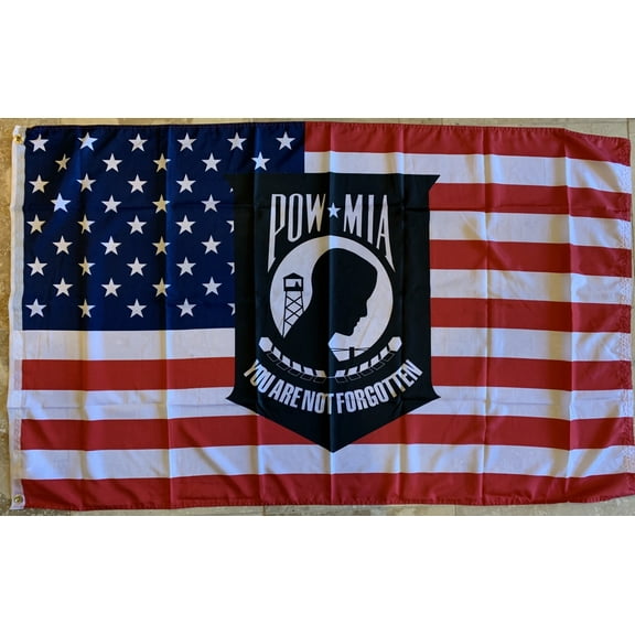 POW MIA You are Not Forgotten American Stars And Stripes Flag Rough Tex® 100D