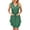 Green, variant on Dress For Women Casual V Neck Solid Color Sleeveless Botton Dress Casual Dress