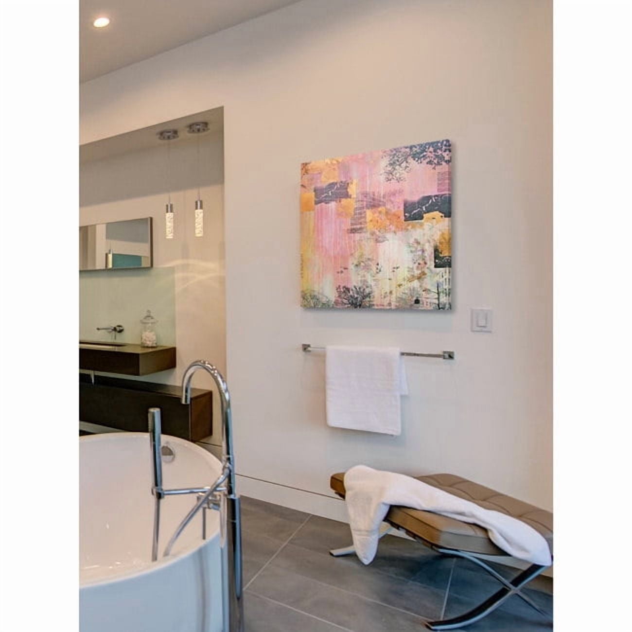 Marmont Hill "Spring Cyclone" by Tracy Silva Barbosa Painting Print on Canvas