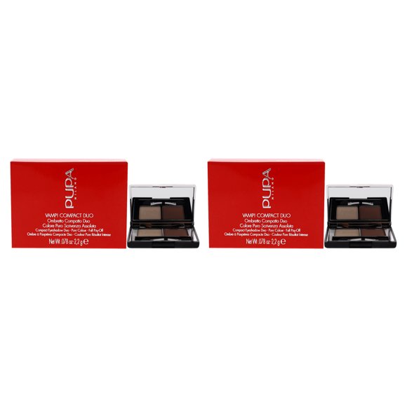 Sombra de ojos Duo compacta Pupa Milano 005 Chocolate con leche 0,078 oz Paquete de 2