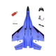 thumbnail image 4 of Avión RC EVA de control remoto, avión de 2 canales, juguetes voladores para exteriores, anticolisión Azul, 4 of 9