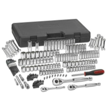 

165 Piece .25 in. .37 in. and .50 in. Drive Mechanics Tool Set