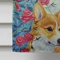 thumbnail image 4 of Carolines Treasures 7084CHF Corgi Mommas Love And Roses Flag Canvas - House Size, 4 of 4