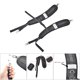 thumbnail image 3 of correas de hombro correa de hombro de repuesto ajustable con Clips y ganchos tirarere reflectante para bolsas de deporte libre negro, 3 of 8