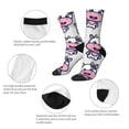 thumbnail image 4 of Balery Baby Cow Calcetas Largas con Estampado para Hombre y Mujer – Suaves y Transpirables, Talla Única (US 5-11), 4 of 6