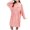 J-534 Hot Pink, variant on Khaki Long Sleeve Bath Robes for Women Fall Winter Fleece Lined Wool Plaid Quick Dry Thermal Thick Tie Knot Plain Robe Bath Robes Ladies 2026 Clothes Regular Fit L