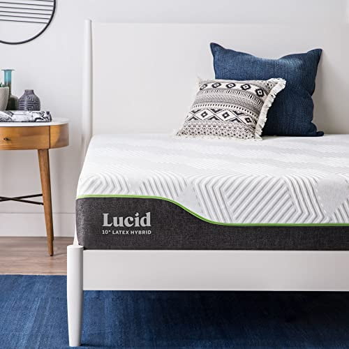Lucid 10 inch memory sale foam hybrid mattress