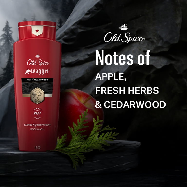 Old Spice Swagger Men's Body Wash, Confidence Scent with Lime and