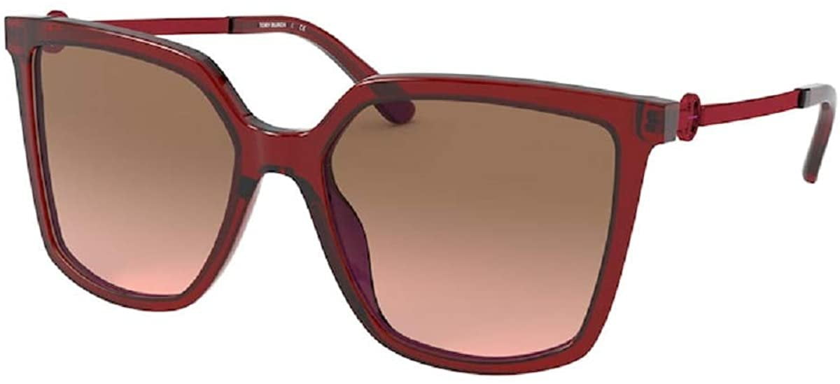 Tory Burch TY7146 180111 55M Transparent Red/Rose Brown Gradient