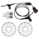 thumbnail image 2 of Kit de freno de disco para bicicleta, pinza delantera y trasera universal de 29 pulgadas, palanca de freno de disco para bicicleta eléctrica, 2 of 14