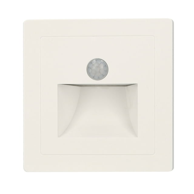 Generic Motion-Activated LED Step Light with 6500K White Glow, 220V AC, Fireproof PC, 4m Detection, Ideal for Modern Smart Homes