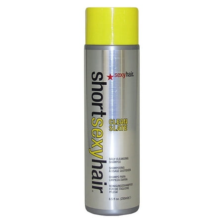 Short Hair Clean Slate Shampoo by Sexy Hair for Unisex - 8.5 oz Shampoo