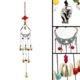 thumbnail image 3 of Sywqhk Lucky Elephant Wind Chimes cobre 6 campanas al aire libre living patio jardín decoración Sywqhk Para estrenar, 3 of 6