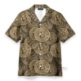 thumbnail image 5 of Camisas de playa con estampado gráfico de Bitcoin para hombre, camisas de verano de manga corta con botones, estilo hawaiano, blusas casuales para hombre, 5 of 5