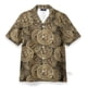 thumbnail image 3 of Camisas de playa con estampado 3D de Bitcoin para hombre, camisas de manga corta con botones, estilo hawaiano, blusas casuales para hombre, 3 of 4